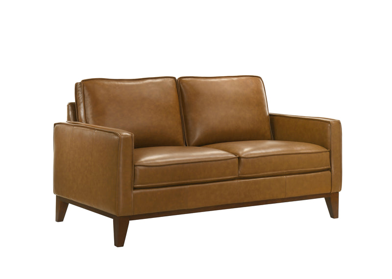 New Classic Furniture Caspar Caramel Loveseat