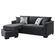 Coaster Furniture Storey Grey Sleeper Sectional