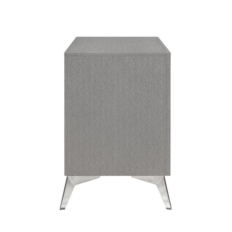 New Classic Furniture Huxley Gray Nightstand