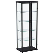 Coaster Furniture Aero Black LED Display Curio Cabinet