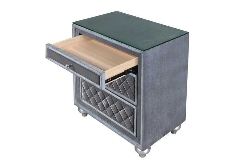 Crown Mark Cameo Night Stand