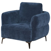 Coaster Furniture Lively Blue Track Arm Chair