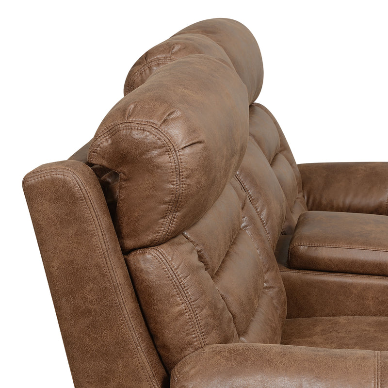 Steve Silver Brock Cinnamon Power Console Loveseat