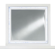 Global Furniture Santorini White Dresser and Mirror