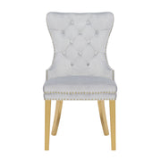 2 Galaxy Home Simba Black Velvet Dining Chairs