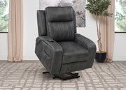 Coaster Furniture Raelynn Grey Power Lift Recliner Chair