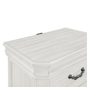 New Classic Furniture Lyndhurst Vintage White Nightstand