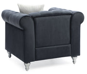 Glory Furniture Raisa Beige Velvet Chair