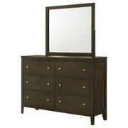 Coaster Furniture Wilkes Dark Cocoa Brown Dresser and Mirror