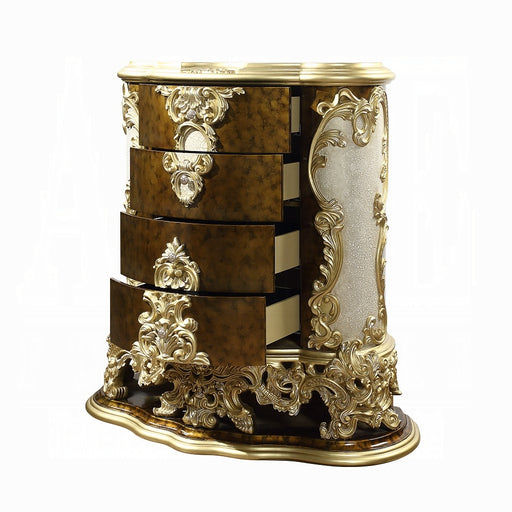 Acme Furniture Desiderius Antique Gold Brown Chest