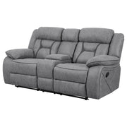 Coaster Furniture Higgins Grey 2pc Living Room Set