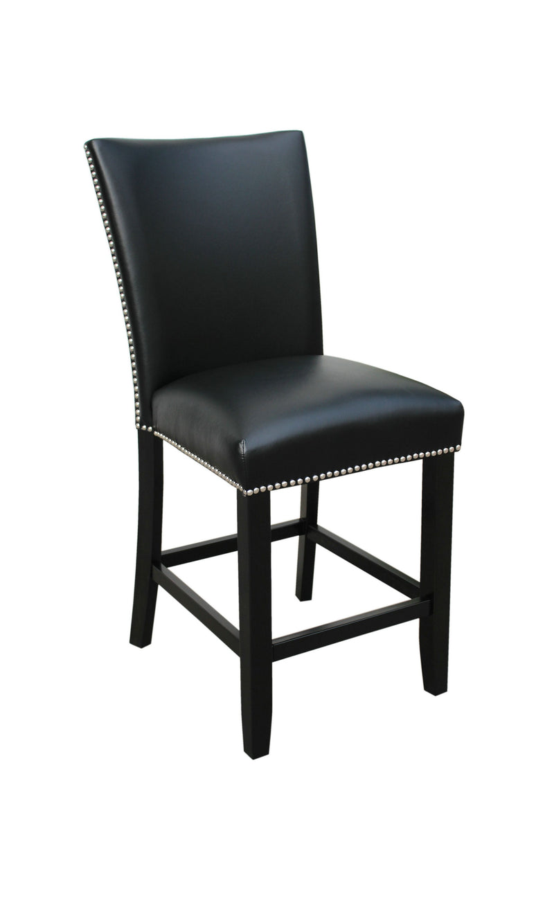 Steve Silver Camila White Black 9pc Counter Height Set