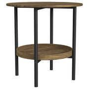 Coaster Furniture Delfin Brown End Table