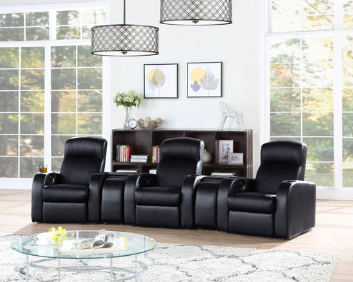 Coaster Furniture Cyrus Black Theater Sofa