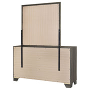 Coaster Furniture Wright Brown Oak Dresser and Mirror