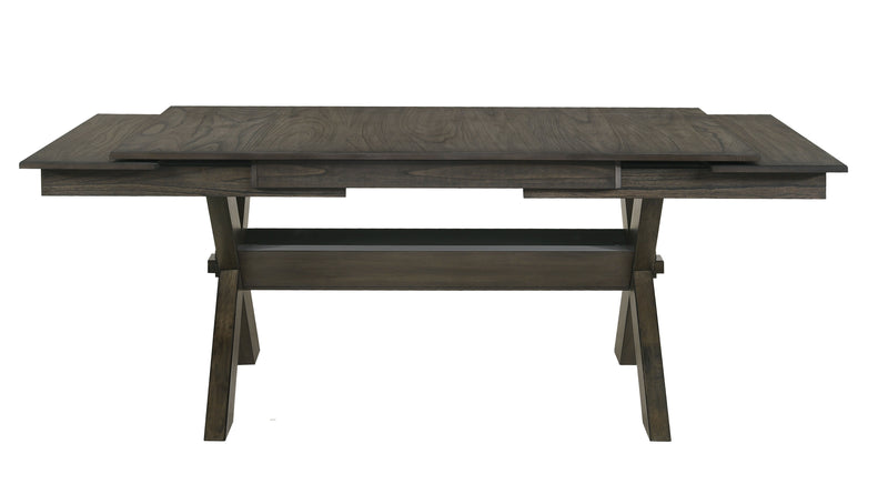 New Classic Furniture Gulliver Rustic Brown Dining Table