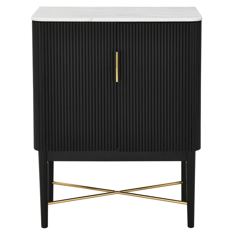 Steve Silver Vida Black WIne Cabinet