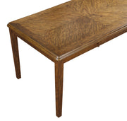 New Classic Furniture Gia Brown PU 60 Inch 5pc Dining Set