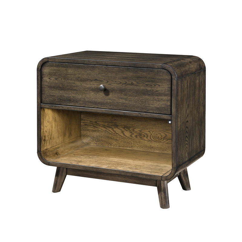 New Classic Furniture Rex Walnut Nightstand