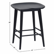 Steve Silver Hilton White Counter Stool
