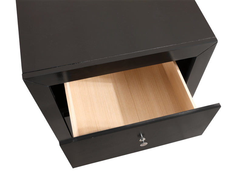 Glory Furniture Burlington Black Nightstand