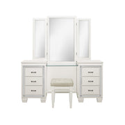 Home Elegance Allura White Vanity Set