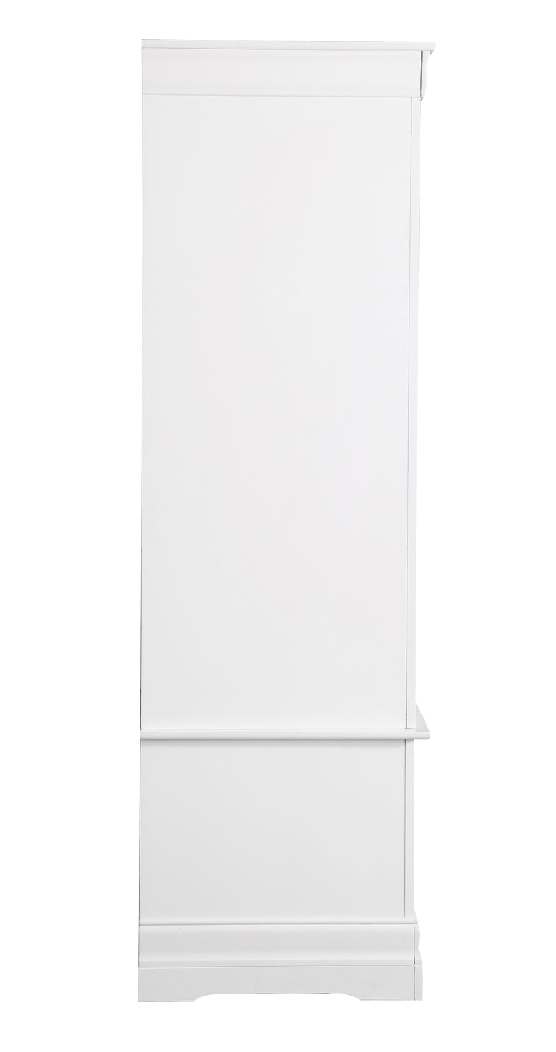 Glory Furniture Louis Phillipe White Armoire