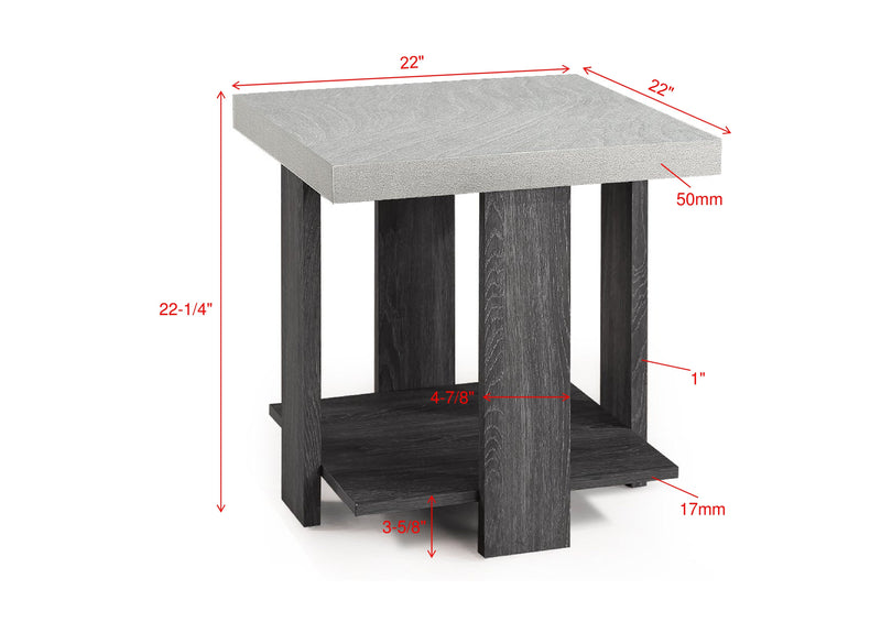 Crown Mark Boris 3pc Cocktail Table Set