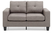 Glory Furniture Newbury Gray Fabric Modular Loveseat