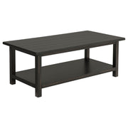 Coaster Furniture Payne Distressed Java Black Coffee Table
