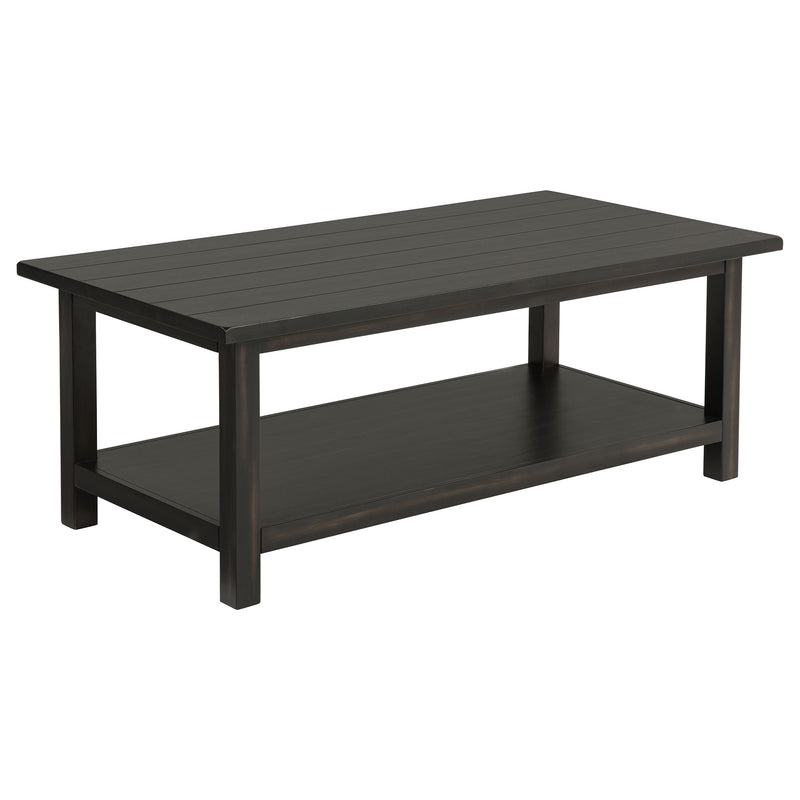 Coaster Furniture Payne Distressed Java Black Coffee Table