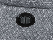 New Classic Furniture Bravo Light Gray Console Loveseat With Power Footrest