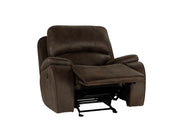 New Classic Furniture Brooking Brown Glider Recliner