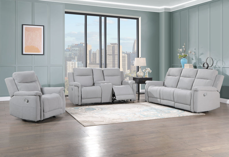 Global Furniture U1797 Grey 3pc  Living Room Set