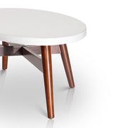 Steve Silver Serena White Silverstone Coffee Table