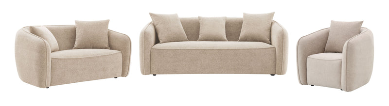 Acme Furniture Keith Brown Chair with Pillow