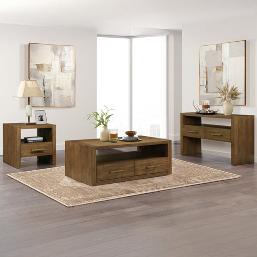 Steve Silver Garland Wood 3pc Coffee Table Set