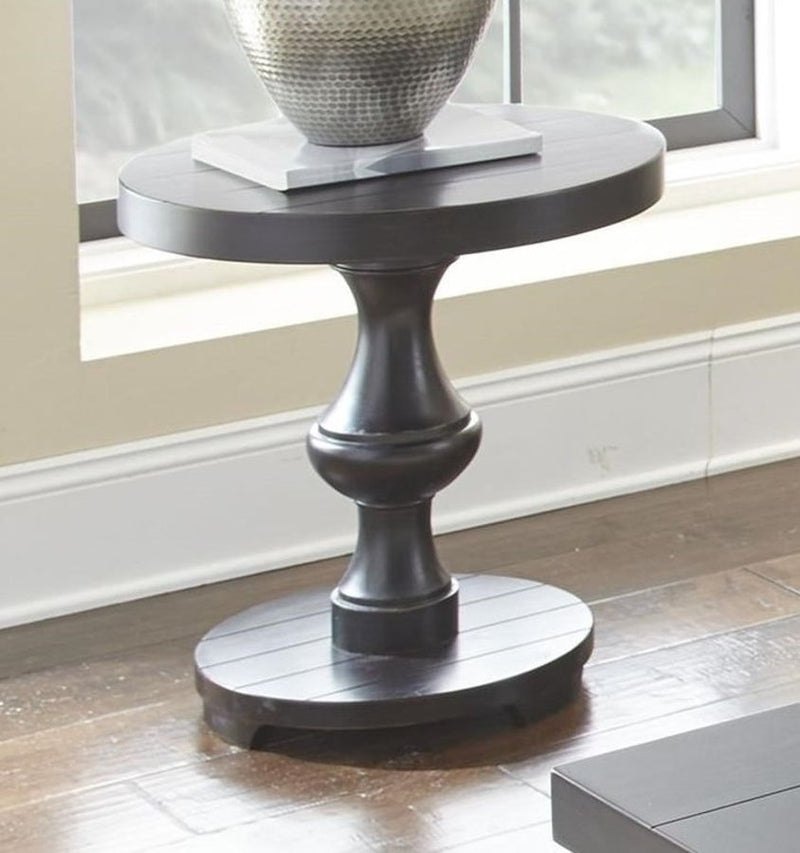 Steve Silver Dory Ebony Round End Table