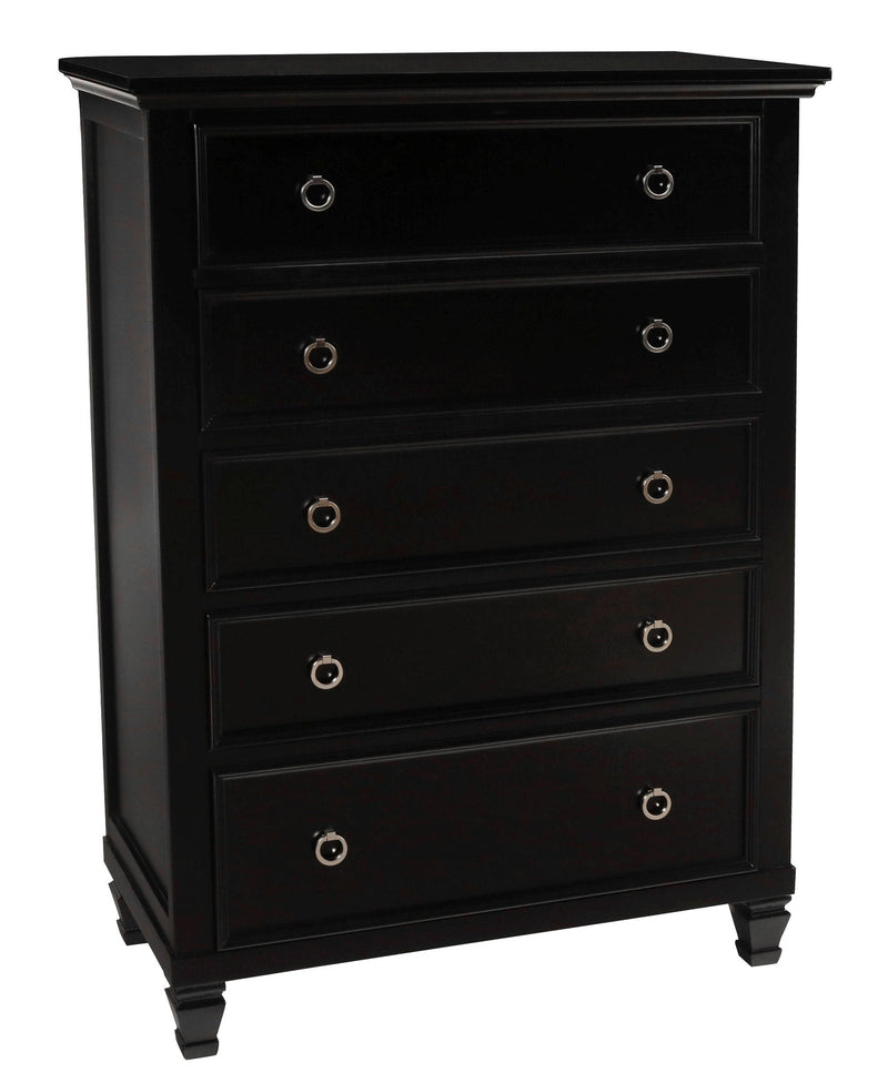 New Classic Furniture Tamarack Black Wood Chest