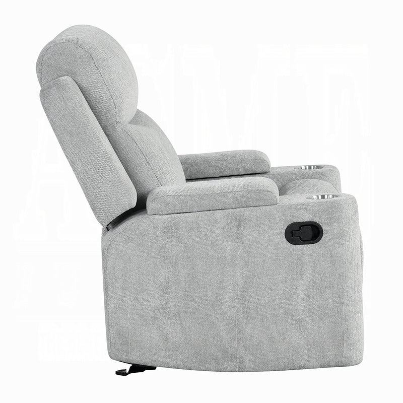 Acme Furniture Galya Light Gray Motion Glider Recliner