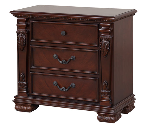 Glory Furniture Lyndon Cherry 2 Drawer Night Stand