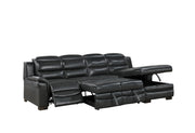 Global Furniture U8518 Charcoal Sofa Bed with USB
