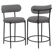 2 Coaster Furniture Viola Grey Counter Chairs