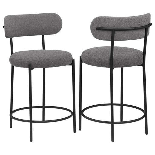 2 Coaster Furniture Viola Grey Counter Chairs