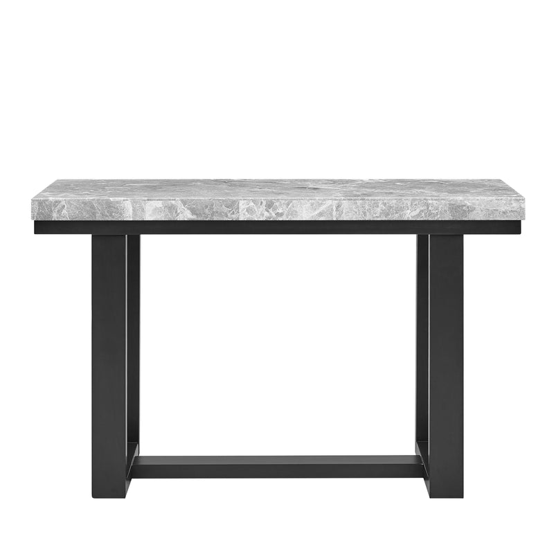 Steve Silver Lucca Gray Marble Top Sofa Table