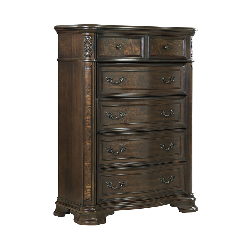 Steve Silver Royale Brown Cherry Lift Top Chest
