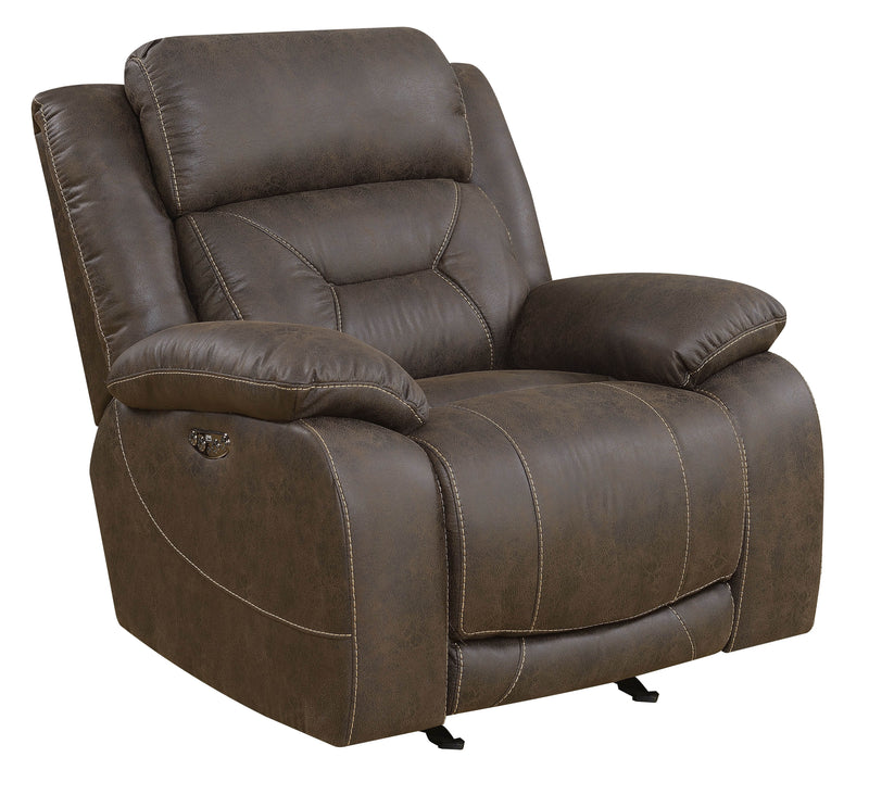 Steve Silver Aria Saddle Brown Power Glider Recliner