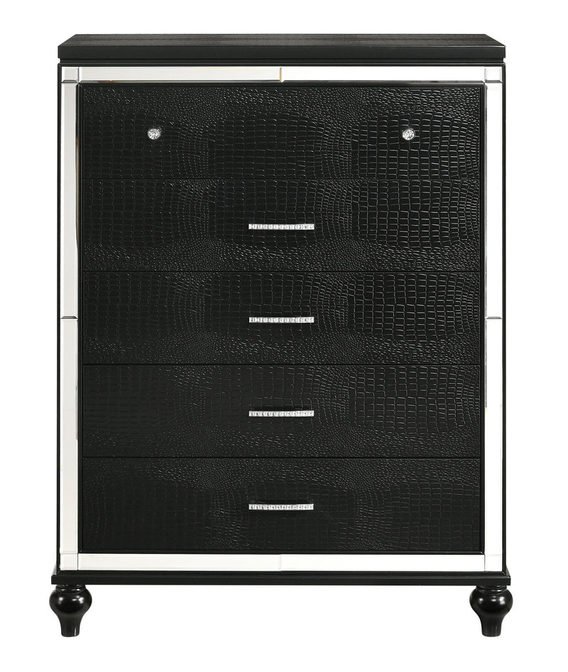 New Classic Furniture Valentino Silver Wood Chest