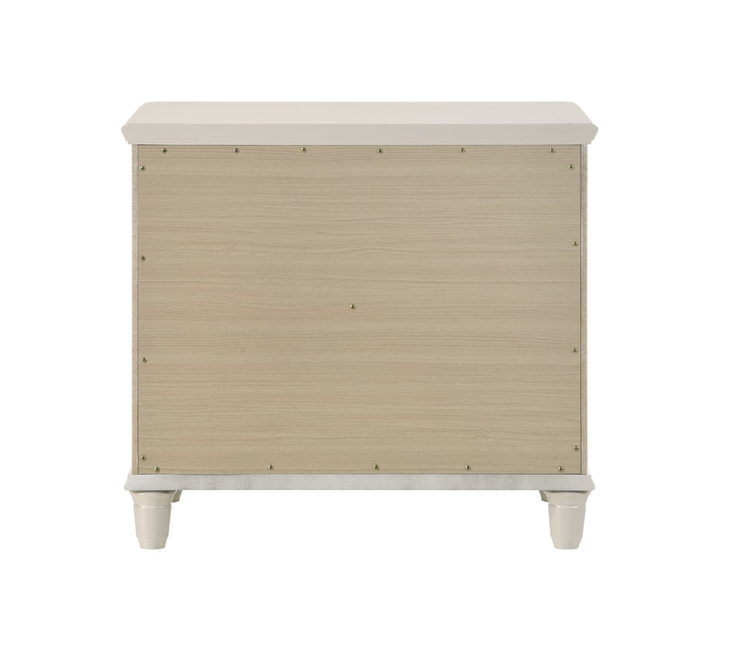 Acme Furniture Laveda Pearl White Nightstand