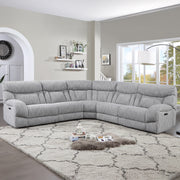 Steve Silver Park City Gray 5pc Sectional